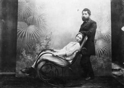 Portrait of Yosef Haim Brenner and His Wife
